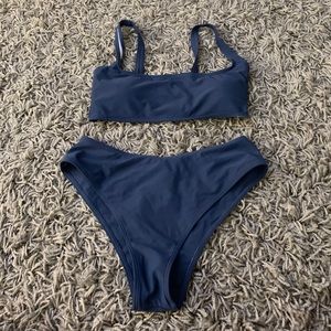 Dark blue bikini